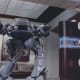 Stop motion puppet superimposed within the live-action footage.
