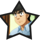 Ippo watching recordings of boxing matches.