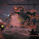 The first hand is raised to begin the attack.