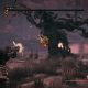 Finally The Ent raises its hand into the air for the third ground slam attack.