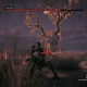 The ground slam wave seen going past with the weak spot fully visible and open to attack.