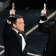 The pair during their 1997 Oscar's win.