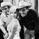Montgomery Clift, Marilyn Monroe & Clark Gable in The Misfits (1961).