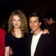 Kidman alongside then-husband Tom Cruise at the 1992 premiere of Far and Away.