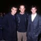 George Clooney with Anthony Edward & Noah Wylie at the 1996 premiere of From Dusk Till Dawn.