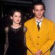 Johnny Depp and then-girlfriend Winona Ryder at the premiere of 1990's Cry-Baby.