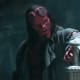 Merlin telling Hellboy that he is a descendant of King Arthur and he must wield Excalibur. Okay...