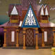 The architecture of Frozen’s Arendelle reproduced for a Christmas event in Singapore.