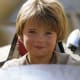 As unconvincing as a large portion of the CGI was in the prequels... Jake Lloyd was somehow even less so. Little robot kid.