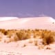 White Sands National Monument as seen from the road.