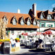 This is the courtyard in a part of the U-shaped buildings forming the Bauernhof.