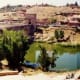Another view of the Tagus River forming a natural barrier around Toledo.