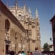 Walking through the cobblestoned streets of Toledo following our guide.