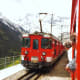 We pass another train going in the opposite direction.