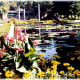 View on opposite side from the Conservatory at the St. Louis Botanical Gardens.