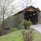 Hunsecker Mill Covered Bridge. Lancaster County, Pennsylvania.