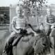 "Tommy & Billy" (Kids riding donkeys, 1950s)