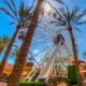 The Irvine Spectrum Center is beautiful at night as well.