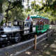 Ride the train through Irvine Park.