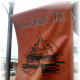 Flags displayed on the Main Street ( Highway 6 ) in Calvert