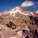Mount Hood as seen from Timberline Lodge in August