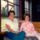 My mother and niece at Timberline Lodge