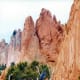 Note the bird in the Garden of the Gods city park in Colorado Springs.