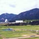 Closer view of the Air Force Academy buildings as we were approaching
