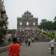 Sao Paulo ruins. The symbol of Macau.