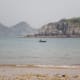 Cat Ba's Long Beaches. UNESCO World Heritage Site of Halong Bay in Vietnam.