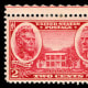 U.S. postage stamp with the Hermitage and Andrew Jackson on it.