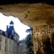 Brantome abbey from the caves