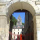 View of the belltower, Brantome