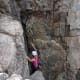 My first try at rock climbing at Otter Cliffs in Acadia National Park