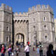 Public entry to Windsor Castle is via the Henry VIII Gate on Castle Hill, across from the building outwith the grounds of the castle where admission tickets must be purchased