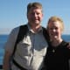 Photo of our friends Doug and Lisa at the rock