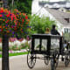 Common mode of transportation on Mackinac Island - Yes...even a hearse (funeral coach)