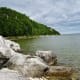 Rocky shoreline below Arch Rock