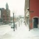 Winter scene in Marquette