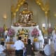 Inside one of the many beautiful temples