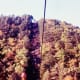 View of going up the mountain on the Sky Lift in Gatlinburg