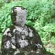 A Jizo statue at the shrine near Shiraito falls.