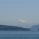 View from the ferry of Mt. Baker, North Cascade NP.