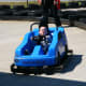 My four year old son barely made the height limit, and had difficulty reaching the gas pedal. He found that he enjoyed the other rides a bit more, as the cars took a lot of effort for him to drive.