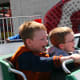 The crack-the-whip style car ride was my four year old's favorite ride.