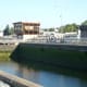 The large lock and the central control tower