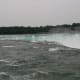 Feet away from the precipice of the Horseshoe Falls on Goat Island.