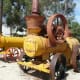 Close up of a vintage tractor