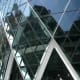 The bottom of the gherkin building