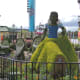 Snow White and several of her Dwarfs - part of Epcot's International Flower and Garden Festival